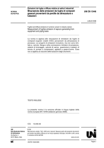 UNI EN 15446: VOC Emission Measurement Standard