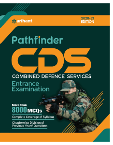 Pathfinder CDS Exam Guide 2020-21: Syllabus, Solved Papers, MCQs