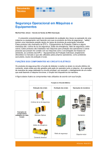 Seguran&ccedil;a Operacional em M&aacute;quinas e Equipamentos