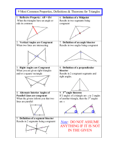 Triangle Congruence Worksheet: Properties & Proofs