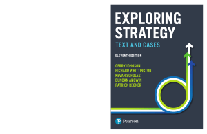 Exploring Strategy: Text & Cases - Strategic Management Textbook
