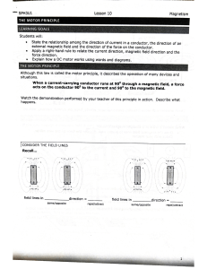 DC Motor Principle Worksheet: Magnetism & Electromagnetism