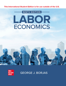 Labor Economics Textbook, 9th Edition by George J. Borjas