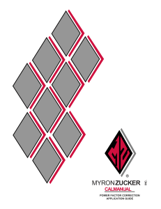 Power Factor Correction: Capacitor Application Guide