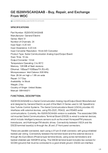 GE IS200VSCAH2AAB Serial Communication Board Specs
