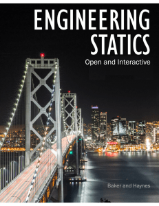 Engineering Statics: Open & Interactive Textbook