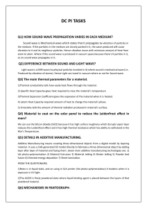 Physics & Engineering Tasks: Sound, Materials, Manufacturing