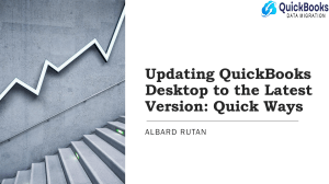 Update QuickBooks Desktop: Quick & Easy Ways