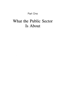 Fiscal Functions: Public Sector Overview