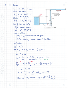 Fire Protection System Calculations: Height & Pump Power