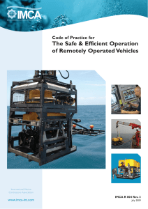 IMCA Code of Practice: Safe & Efficient ROV Operations (2009)
