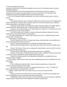 Storytelling Frameworks & Content Psychology for Compelling Narratives