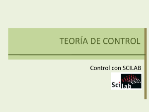 Teor&iacute;a de Control con SCILAB: Modelos Matem&aacute;ticos y Simulaci&oacute;n