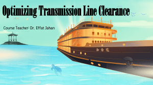 Optimizing Transmission Line Clearance: Sag Calculation & Redesign