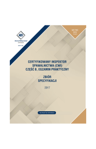 Specyfikacje egzaminu praktycznego AWS CWI 2017