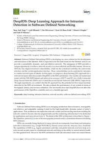 DeepIDS: Deep Learning Intrusion Detection in SDN