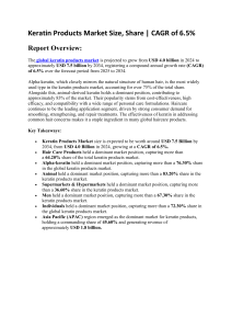Keratin Products Market Size, Share, Growth | 2024-2034