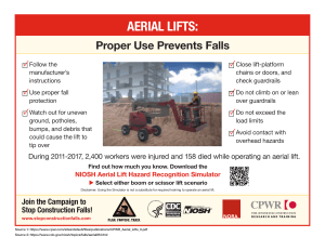 Aerial Lift Safety: Preventing Falls & Safe Operation