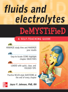 Fluids and Electrolytes Demystified: A Self-Teaching Guide