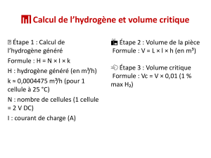 Calcul hydrog&egrave;ne & Formules de ventilation