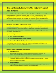 Apis Himalaya Organic Honey & Immunity: Natural Power