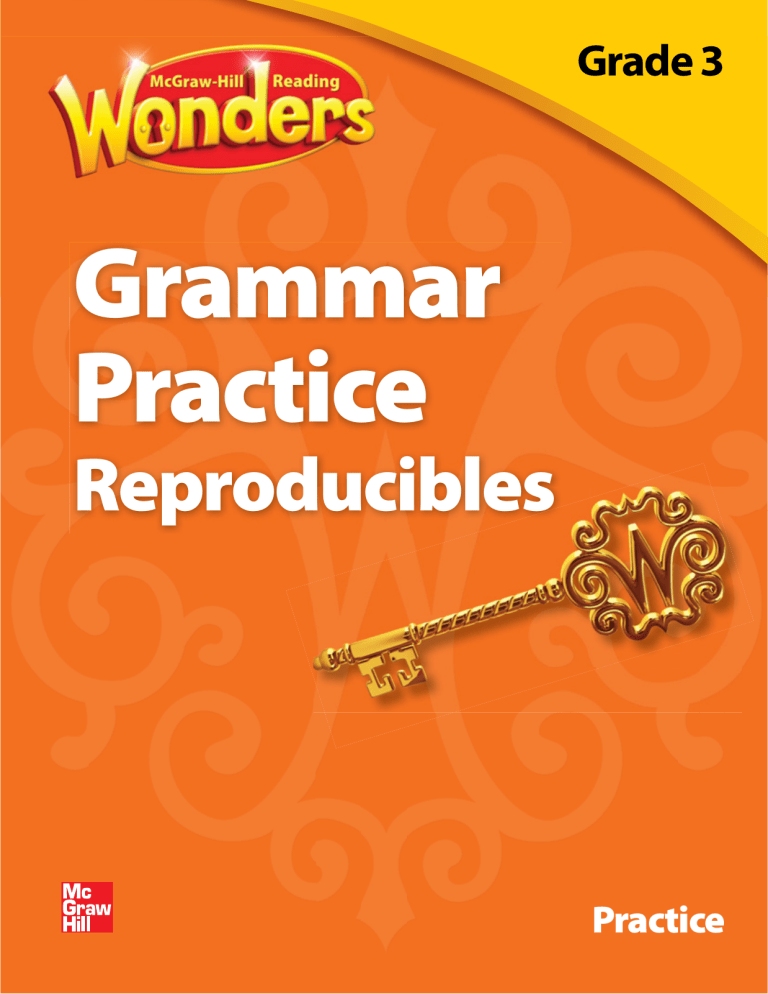 Grade 3 Grammar Practice Reproducibles: English Language Workbook
