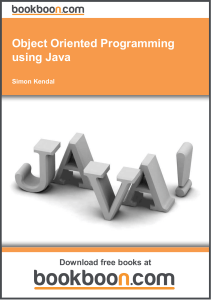 Object Oriented Programming using Java