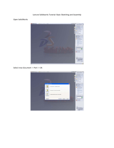 Introduction to SolidWorks assembly