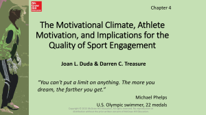 Sport Motivation: Climate, Athlete Psychology & Engagement Quality