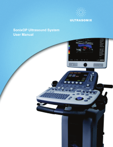 SonixOP Ultrasound System User Manual - Operation & Imaging Guide