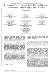 Coffee Leaf Disease Classification with Deep Learning