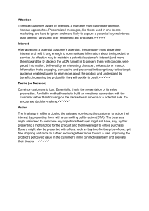 AIDA Model: Attention, Interest, Desire, Action in Marketing