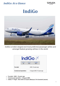 IndiGo: An Overview of India's Largest Airline