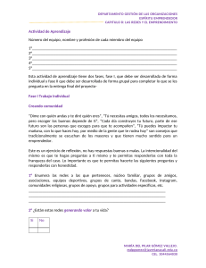 Actividad de Emprendimiento y Networking: Construye tu Red