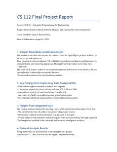 Aviation Network Analysis & CanvasLMS Project Report