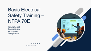 Basic Electrical Safety Training: NFPA 70E & Workplace Compliance