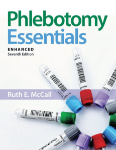 Phlebotomy Essentials Enhanced Seventh Edition: A Comprehensive Guide