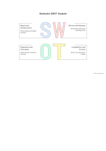 Starbucks SWOT Analysis: Strengths, Weaknesses, Opportunities, Threats