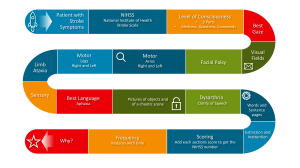 NIHSS Stroke Scale Assessment Flowchart