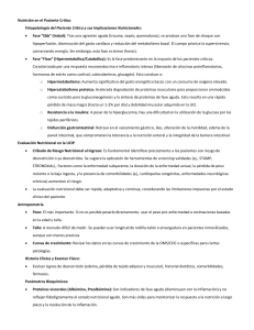 Guías de Nutrición en Cuidados Intensivos