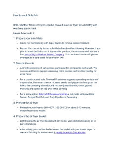 Air Fryer Sole Recipe: Easy & Healthy Fish Cooking