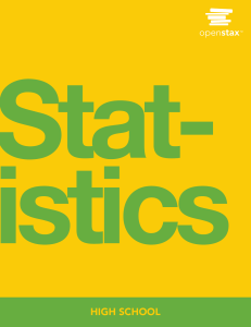 High School Statistics Textbook | OpenStax | Free & Openly Licensed