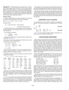 Oil Absorption & Stripper Calculations | Chemical Engineering