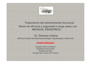 Tratamiento estre&ntilde;imiento funcional con MOVICOL PEDI&Aacute;TRICO