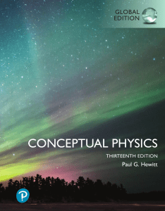 Conceptual Physics Textbook, 13th Edition