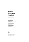 Matrix Structural Analysis Textbook | Civil Engineering