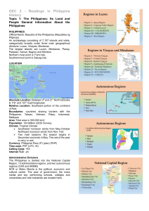 GEC 2: Readings in Philippine History - Land, People, & Methods