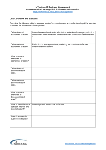 IB Business Management: Growth & Evolution Assessment for Learning