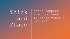 Overtourism Lesson Plan: Causes, Consequences & Research Questions