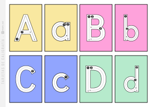 Calligraphy Cards: ABCs for Kids